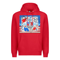 Red American memorial day rn registered nurse Premium Hoodie - TumblerDesignByShophia