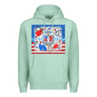 Seafoam American memorial day rn registered nurse Premium Hoodie - TumblerDesignByShophia