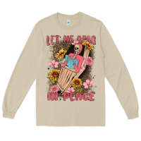 Mushroom let me read in peace Long Sleeve Tee - MaliasSmallBusiness