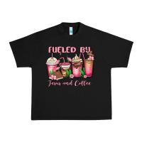 Black fueled by jesus and coffee Urban Heavy Tee - MaliasSmallBusiness