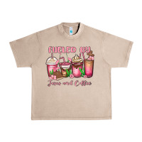 French Oak fueled by jesus and coffee Urban Heavy Tee - MaliasSmallBusiness