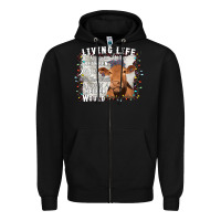 Black Between Jesus Take The Wheel I Wish A Heifer Would Zipper Hoodie - Bettercallsaul