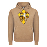 Vintage Coffee faith childhood cancer Vintage Hoodie - Jasminsmagicworld