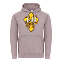 Vintage Zinc faith childhood cancer Vintage Hoodie - Jasminsmagicworld