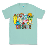 Seafoam hello summer drink Classic Tee - CowhideDigitalArt