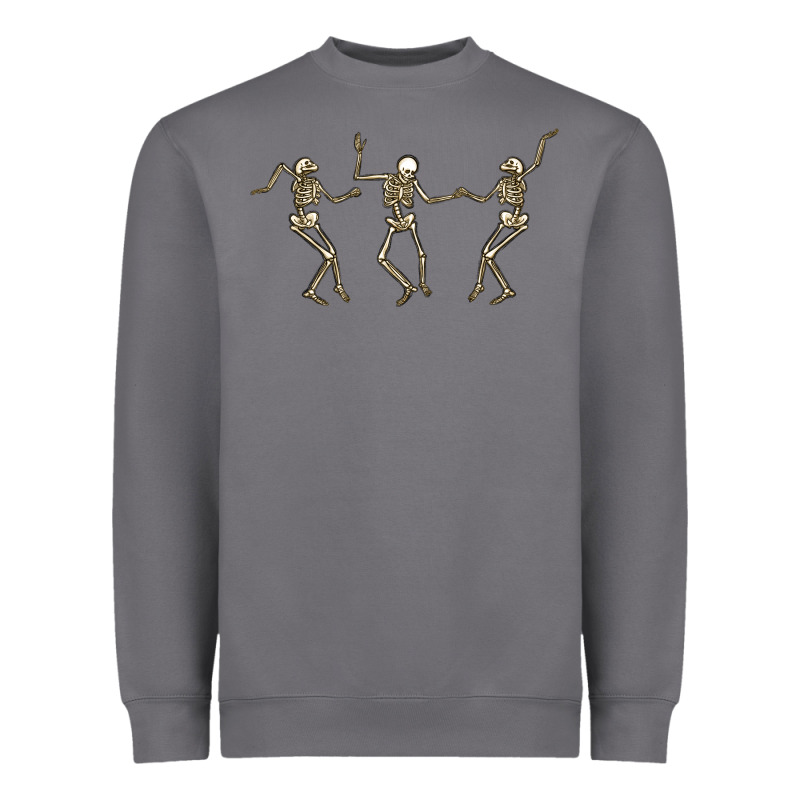 Dancing Skeletons Heavyweight Sweatshirt by MaliasSmallBusiness | Teevron