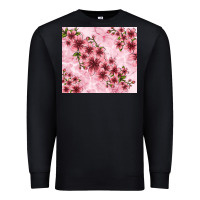 Black hibiscus flowers with glitter Premium Sweatshirt - TumblerDesignByShophia