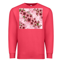 Cardinal hibiscus flowers with glitter Premium Sweatshirt - TumblerDesignByShophia