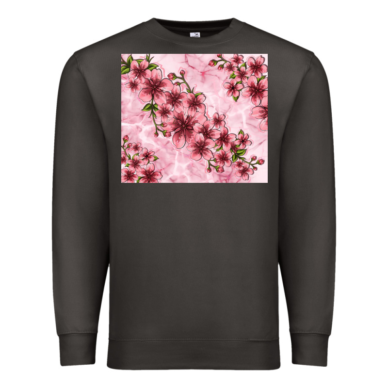 Hibiscus Flowers With Glitter Premium Sweatshirt by TumblerDesignByShophia | Teevron