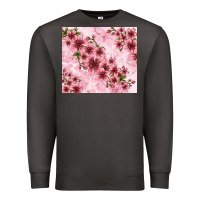 Smoke hibiscus flowers with glitter Premium Sweatshirt - TumblerDesignByShophia