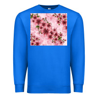 True Royal hibiscus flowers with glitter Premium Sweatshirt - TumblerDesignByShophia
