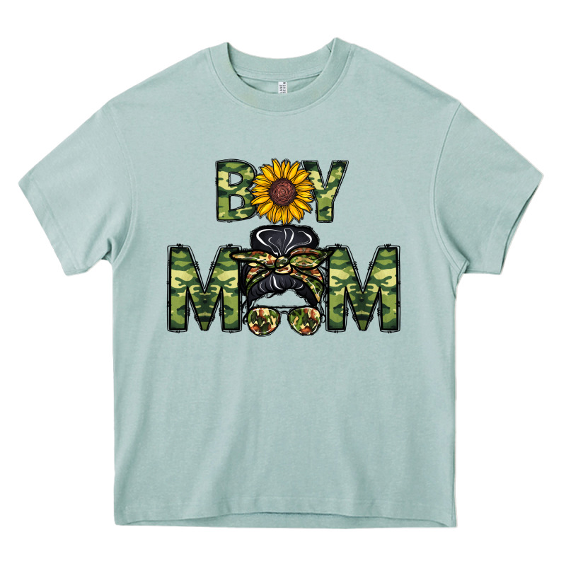 Boy Mom Heavy Core Tee by CowhideDigitalArt | Teevron