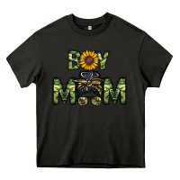 Asphalt boy mom Heavy Core Tee - CowhideDigitalArt