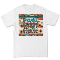 White smart  sassy fierce Premium Tee - JahusDesignShop