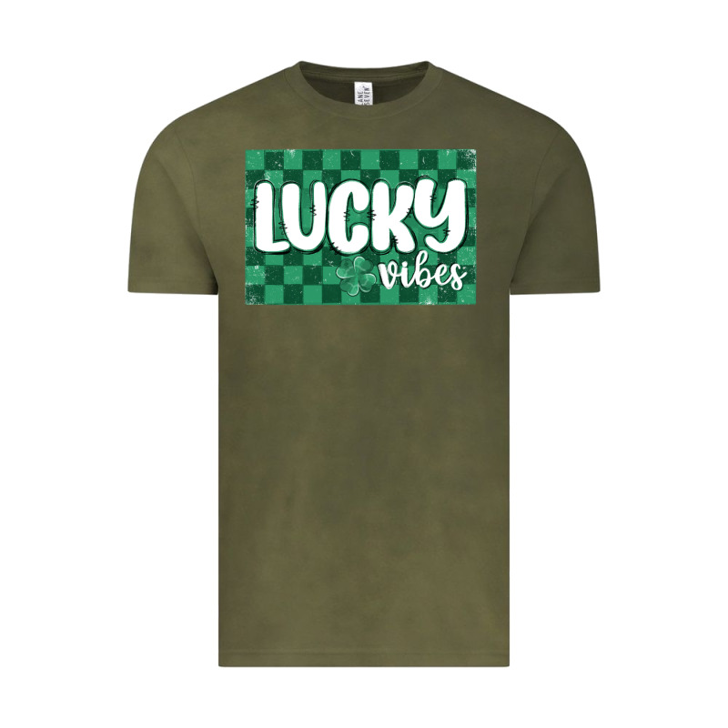 Lucky Vibes Vintage Tee by MaliasSmallBusiness | Teevron