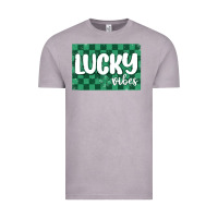 Vintage Zinc lucky vibes Vintage Tee - MaliasSmallBusiness