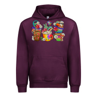 Mauve Wine hippie coffee cups bbs Urban Hoodie - BundleAndBundleShop