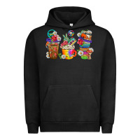 Pigment Black hippie coffee cups bbs Urban Hoodie - BundleAndBundleShop