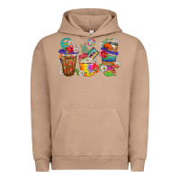 Pigment Burro hippie coffee cups bbs Urban Hoodie - BundleAndBundleShop