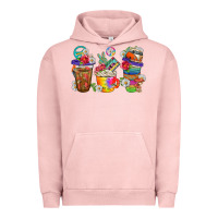 Pigment Salmon hippie coffee cups bbs Urban Hoodie - BundleAndBundleShop