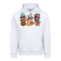 White hippie coffee cups bbs Urban Hoodie - BundleAndBundleShop
