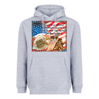 Heather Grey god bless the usa Heavyweight Hoodie - TumblerDesignByShophia