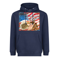 Navy god bless the usa Heavyweight Hoodie - TumblerDesignByShophia