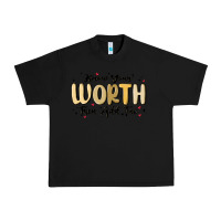 Black know your worth Urban Heavy Tee - MaliasSmallBusiness