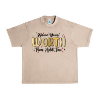 French Oak know your worth Urban Heavy Tee - MaliasSmallBusiness