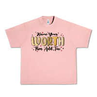 Salmon know your worth Urban Heavy Tee - MaliasSmallBusiness