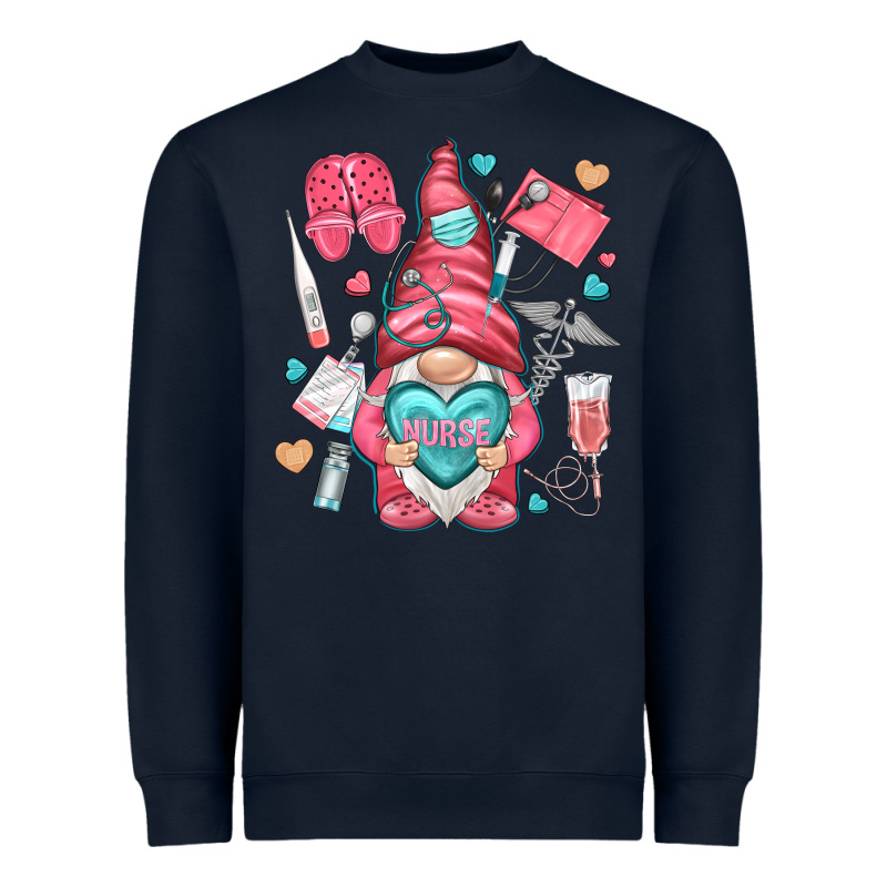 Nurse With Heart Heavyweight Sweatshirt by NancyCooperArtShop | Teevron
