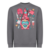 Storm nurse with heart Heavyweight Sweatshirt - NancyCooperArtShop