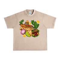 French Oak burrito  with sombrero and union with cactus Urban Heavy Tee - AdoDesignShop
