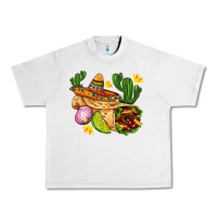 Lunar Rock burrito  with sombrero and union with cactus Urban Heavy Tee - AdoDesignShop