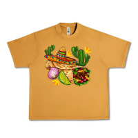 Peanut Butter burrito  with sombrero and union with cactus Urban Heavy Tee - AdoDesignShop