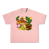 Salmon burrito  with sombrero and union with cactus Urban Heavy Tee - AdoDesignShop