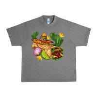 Tornado burrito  with sombrero and union with cactus Urban Heavy Tee - AdoDesignShop