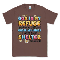 Chestnut god is my refuge and my fortress under his wings Classic Tee - MaliasSmallBusiness
