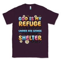 Plum god is my refuge and my fortress under his wings Classic Tee - MaliasSmallBusiness