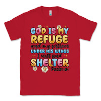 Red god is my refuge and my fortress under his wings Classic Tee - MaliasSmallBusiness