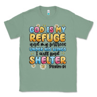 Sage god is my refuge and my fortress under his wings Classic Tee - MaliasSmallBusiness
