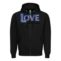 Black Love Mom Life Zipper Hoodie - Bettercallsaul