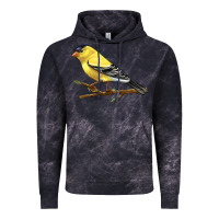 Cloud Black American Goldfinch Vintage Hoodie - LillyAllenDesigns