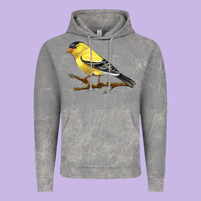 American Goldfinch Vintage Hoodie Designed By Lillyallendesigns