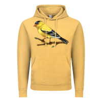 Vintage Mustard American Goldfinch Vintage Hoodie - LillyAllenDesigns