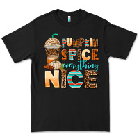 Black pumpkin spice everything nice Premium Tee - AdoDesignShop