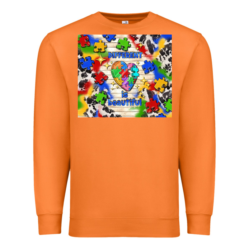 Different Is Beautiful Premium Sweatshirt by TumblerDesignByShophia | Teevron