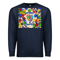 Navy different is beautiful Premium Sweatshirt - TumblerDesignByShophia