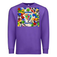 Purple different is beautiful Premium Sweatshirt - TumblerDesignByShophia
