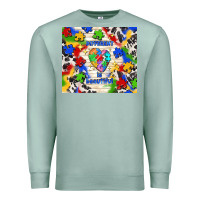 Seafoam different is beautiful Premium Sweatshirt - TumblerDesignByShophia